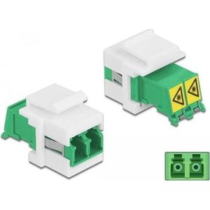 Delock - Keystone Module - Netwerk Accessoires - LC Duplex - Met Laserbeschermingsklep