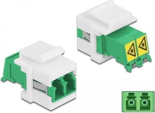 Delock - Keystone Module - Netwerk Accessoires - LC Duplex - Met Laserbeschermingsklep