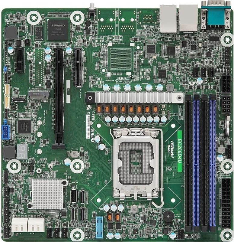 AsRock - EC266D4U - Moederbord - Micro-AATX - LGA 1700 - DDR5