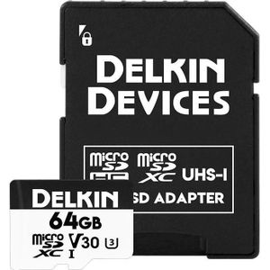 Delkin - HYPERSPEED UHS-I - microSD 64GB - R:100MB/s W:75MB/s - Geheugenkaart