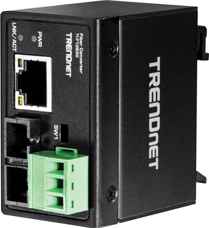 Trendnet - TI-F10S30 - Switch - Zwart - 200 Mbit/s - Bedraad