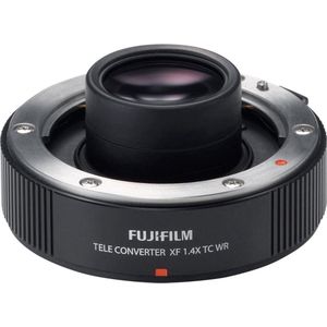 Fujifilm Fujinon teleconverter XF 1.4 TC WR (Teleconverter, Fujifilm X), Lensomvormers, Zwart