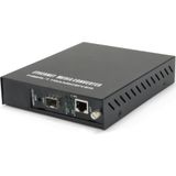 Level One - Gvm-1000 - Glasvezel Mediaconverter - Zwart - Gigabit Ethernet