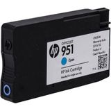 HP 951 Cyan Original Ink Cartridge inktcartridge 1 stuk(s) Origineel Normaal rendement