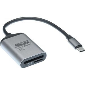 Hoodman - Steel - Geheugenkaartlezer - Zwart - USB 3.2 Gen 1 - 5Gbps