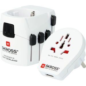 Skross, Reisadapters, Pro-World & USB - Reisadapter