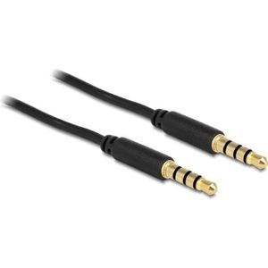 Delock Stereo jack kabel (2 m, Instapniveau, 3,5 mm aansluiting (AUX)), Audiokabel