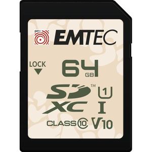 Emtec - SD 64GB - Geheugenkaart - Waterbestendig - Voor Camera's en Outdoor