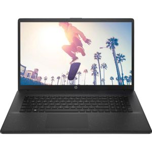 HP 17-cp2451ng (17.30", 512 GB, 16 GB, DE, AMD Ryzen 5 7520U), Notebook, Zwart