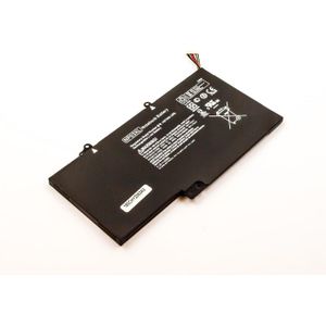 CoreParts Laptop Batterij Lithium Polymeer 3.87 Ah 43 Wh (4 Cellen, 3870 mAh), Notebook batterij, Zwart
