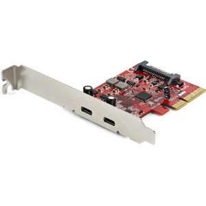 StarTech .com 2-poorts 10Gbps USB C PCIe Card Adapter, Controlekaart