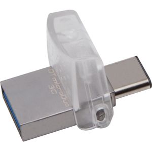 Kingston Technology DataTraveler microDuo 3C 64GB USB flash drive USB Type-A / USB Type-C 3.2 Gen 1 (3.1 Gen 1) Zwart