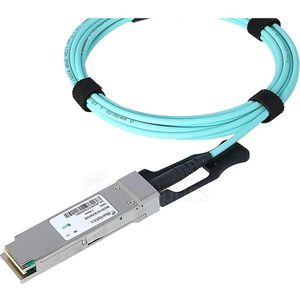 BlueOptics Dell Networking C08YJ Compatibel QSFP-DD AOC 200GBASE-SR4 BO292903W20M, Zendontvangers, Transparant