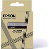 Epson - LK-4UAS - Etiketteringstape - Zacht Paars/Grijs - 12 mm