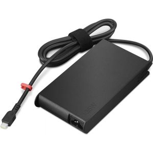 Lenovo ThinkPad 135W wisselstroomadapter USB-C - EU (135 W), Voeding voor notebooks, Zwart