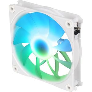 Blackstar Luna UF120 ARGB PWM Fan, white, 120 mm, 1 pc (120 mm, 1 x), PC ventilator, Wit