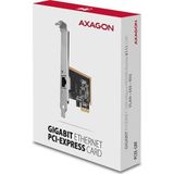AXAGON PCEE-GRF PCI-Express Gigabit Ethernet Realtek 8111F + LP *PCIEM *RJ45F