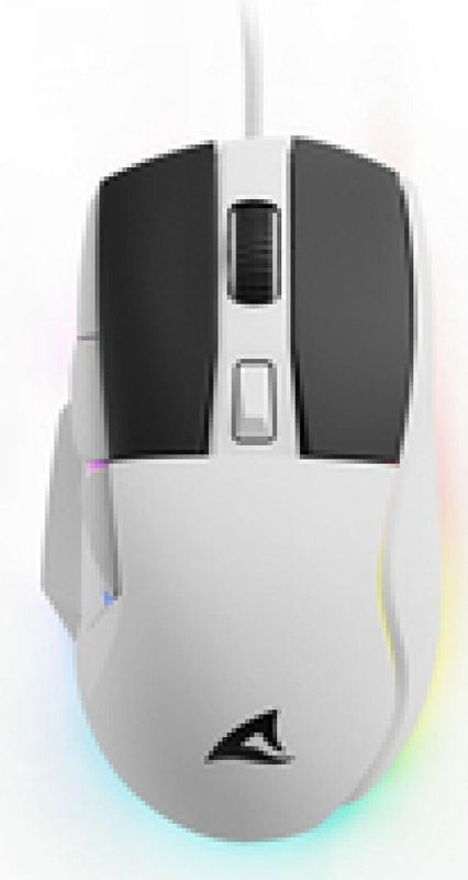 Sharkoon - SKILLER SGM35 - Muis - Wit - Bedraad - ATG4090-sensor
