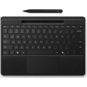 Microsoft Surface Pro Flex Keyboard mit Slim Pen for business (IT, Draadloze), Toetsenbord, Zwart