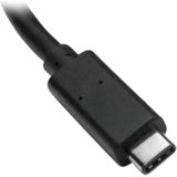 StarTech 3-poorts USB-C hub met Gigabit (USB-C, 3 Havens), Docking station + USB-hub, Zwart