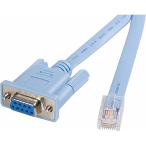 StarTech.com 1,8 m RJ45 naar DB9 Cisco consolebeheerrouterkabel M/F