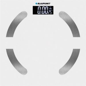 Blaupunkt, Weegschaal, Digitale Personenwaage BP5009 Weiss Gehärtetes Glas