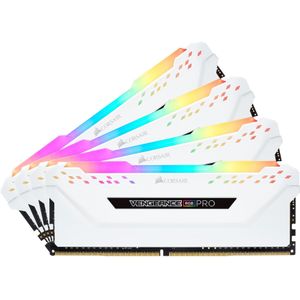 Corsair Vengeance RGB Pro (4 x 8GB, 3200 MHz, DDR4 RAM, DIMM 288 pin), RAM, Wit
