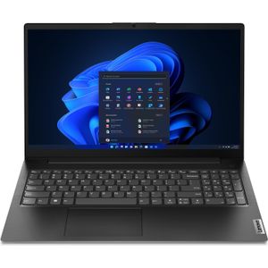 Lenovo V15 - Laptopcomputer - Zwart - 39,6 cm - Intel Core i3-1315U - 8 GB DDR4-SDRAM - 512 GB