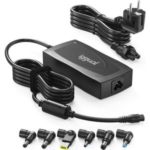 Iggual CUA-6T-150W (150 W), Voeding voor notebooks, Zwart
