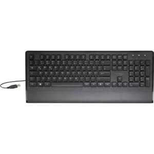 Vivanco Multimedia Keyboard m. Handballenauflage (DE, Bedraad), Toetsenbord, Zwart