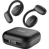 Tozo OpenEgo True Wireless Stereo (TWS) Kostne USB Typ-C Bluetooth Headset Schwarz (ANC, 10 h, Draadloze), Koptelefoon, Zwart
