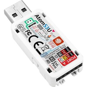 M5Stack AtomS3U ESP32S3 Ontwikkelingskit met USB-A, Ontwikkelborden + Kits