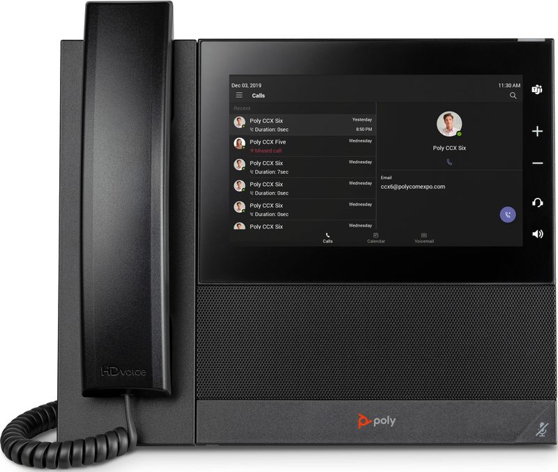 HP Poly CCX 600 BMP MS PoE-e, Telefoon, Zwart
