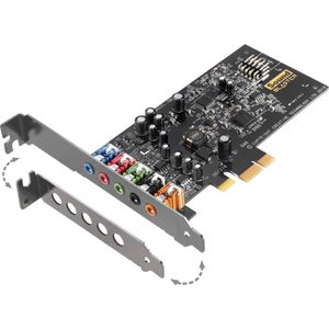Creative Sound Blaster Audigy Fx (PCI-E x1), Geluidskaart, Zwart
