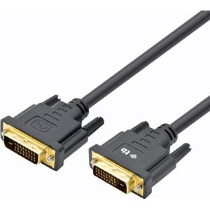 Lenovo MM DVI 24 + 1 kabel 1,8 m. Zwart, Goud (AKXVD24DVI18B) (1.80 m, DVI), Videokabel