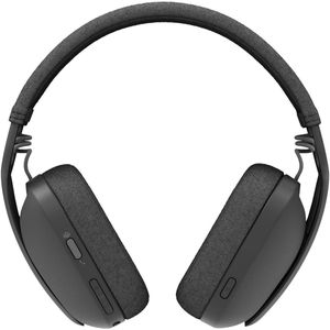Logitech Zone Vibe Wireless MS Headphones Graphite (Draadloze), Kantoorheadset, Grijs