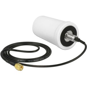 Delock LTE/GSM-antenne, SMA-aansluiting, wit (2.20 dB, Antennekabel), Antennekabel