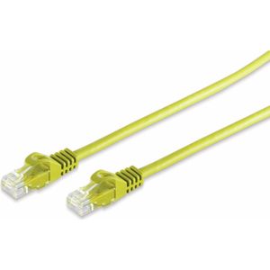 Shiverpeaks S/CONN maximale connectiviteit netwerkkabel-RJ45 patchkabel U/UTP metCat.7 raw kabel geel 15m (U/UTP, CAT7, 15 m), Netwerkkabel
