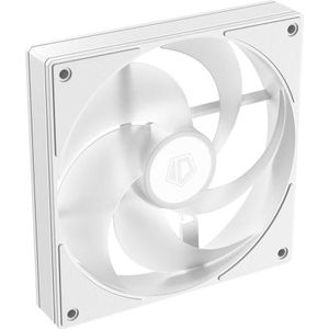 ID-Cooling AS-120 Fan 120mm White aRGB Lighting (120 mm, 1 x), PC ventilator, Wit