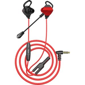 White Shark GE-536 Adelaar (Bedraad), Gaming headset, Rood, Zwart