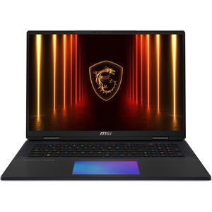 MSI Titan 18 HX AI A2XWIG-402FR (18", 6000 GB, 64 GB, FR, Intel Core Ultra 9 285HX), Notebook, Zwart