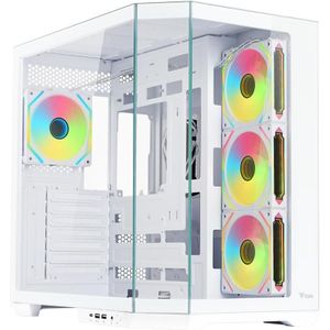 Itek Dark Cave Aku (mATX, Mini-ITX, ATX), PC-behuizing, Wit