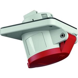 Mennekes MEN 1282 16A4P 6H400V Aansluitdoos TA IP44, Elektronica benodigdheden + Behuizing, Rood