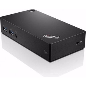 Lenovo ThinkPad Pro Dock (USB B), Docking station + USB-hub, Zwart