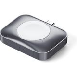 Satechi USB-C oplaaddock voor Airpod & AppleWatch (2.50 W), Draadloze laders, Grijs, Wit