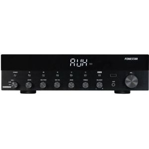 Fonestar - AS-3030 - Stereo Hifi-Versterker - Zwart - Aluminium - Bluetooth en USB/MP3