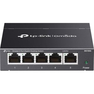 TP-Link - Omada 5-Poort Gigabit Switch - Netwerkapparaat - Zwart - Compact