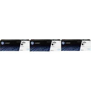 HP - 142A - Toner - Zwart - Triple Pack - Totale opbrengst 2850 pagina's