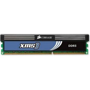 Corsair XMS3 (1 x 4GB, 1333 MHz, DDR3 RAM, DIMM 288 pin), RAM, Zwart