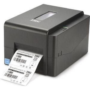 TSC TE200, 8 dots/mm (203dpi), TSPL-EZ, USB, BT Labelprinter, desktopprinter, thermische overdracht, 8 (203 dpi), Labelprinter, Zwart